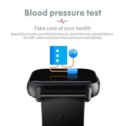 Xiaomi novo 1.69 Polegada relógio inteligente masculino temperatura corporal toque completo smartwatch feminino monitor de oxigênio preciso relógio 2023 pk p8