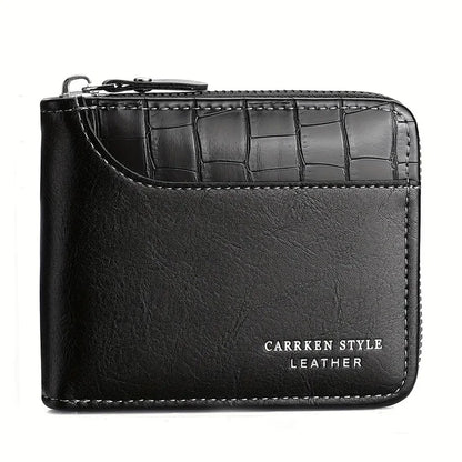 Luxury Men's Leather Wallet with RFID and Coin Pocket