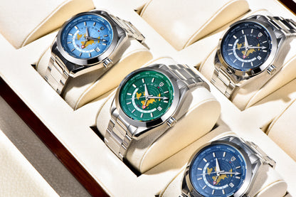 Pagani design 2025 novo tempo mundial gmt zona mapa relógios masculinos relógio automático para homem nh34a relógio de pulso mecânico à prova dwaterproof água