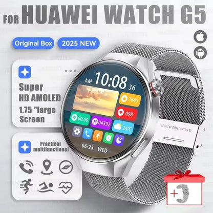 G5 Plus Smartwatch 1.75" AMOLED GPS Heart Rate
