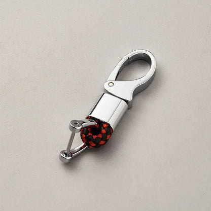 Custom Leather Logo Keychain with Laser Engraving