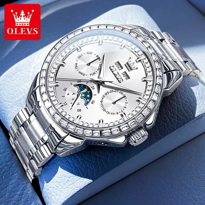 OLEVS 6695 Luxury Men's Multifunctional Watch