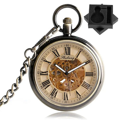 Luxury Antique Style Mechanical Pocket Watch