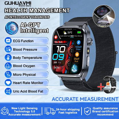 2025 Smartwatch ECG Heart Health Monitor