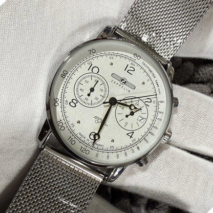 2026 New Zeppelin Light Luxury Retro Classic Gift Men's Watch Fashion Business Sports Multi Functional Five Pin Quartz Watch