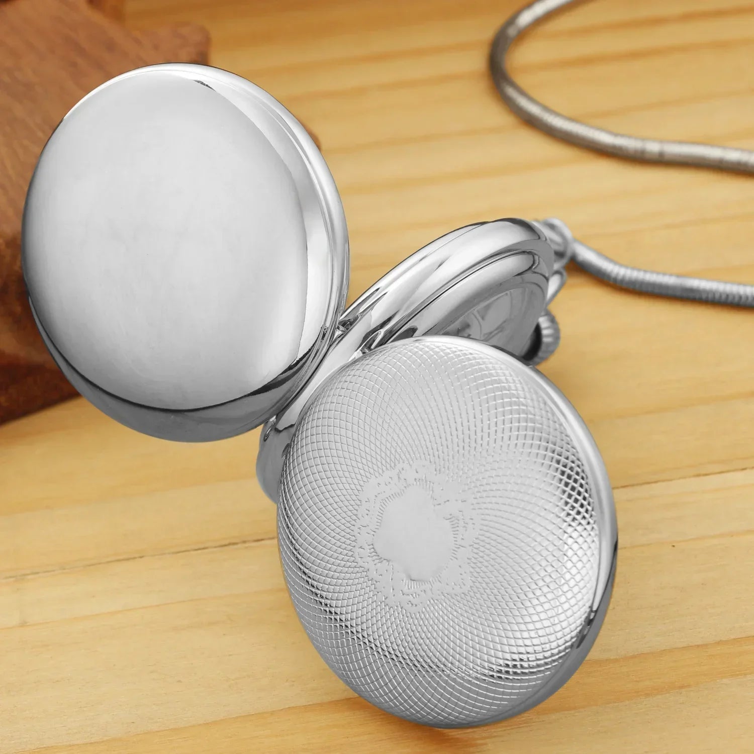 Antigo imperial luxo relógio de bolso mecânico mão enrolamento caixa aço inoxidável relógio de bolso masculino 30cm corrente