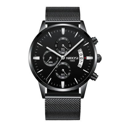 Nibosi Luxury Men's Quartz Watch - Elegant & Durable