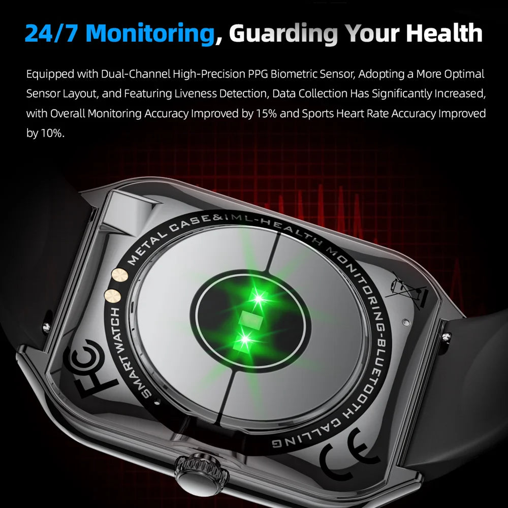 Novo para xiaomi ultra-fino durável feminino relógio inteligente 1.96 "tela amoled esporte saúde fitness sem fio bluetooth chamada smartwatch