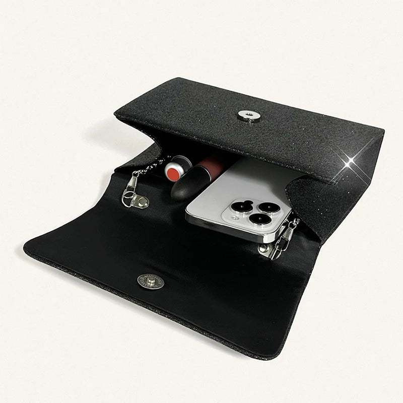 Elegante bolsa de embreagem de lantejoulas para mulheres, couro PU, bolsa de noite, diamante padrão Bownot, bolsa de casamento, alça superior, moda, senhora