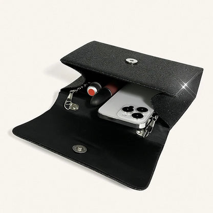 Elegante bolsa de embreagem de lantejoulas para mulheres, couro PU, bolsa de noite, diamante padrão Bownot, bolsa de casamento, alça superior, moda, senhora