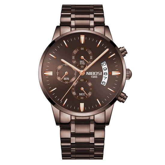 Nibosi Luxury Men's Quartz Watch - Elegant & Durable