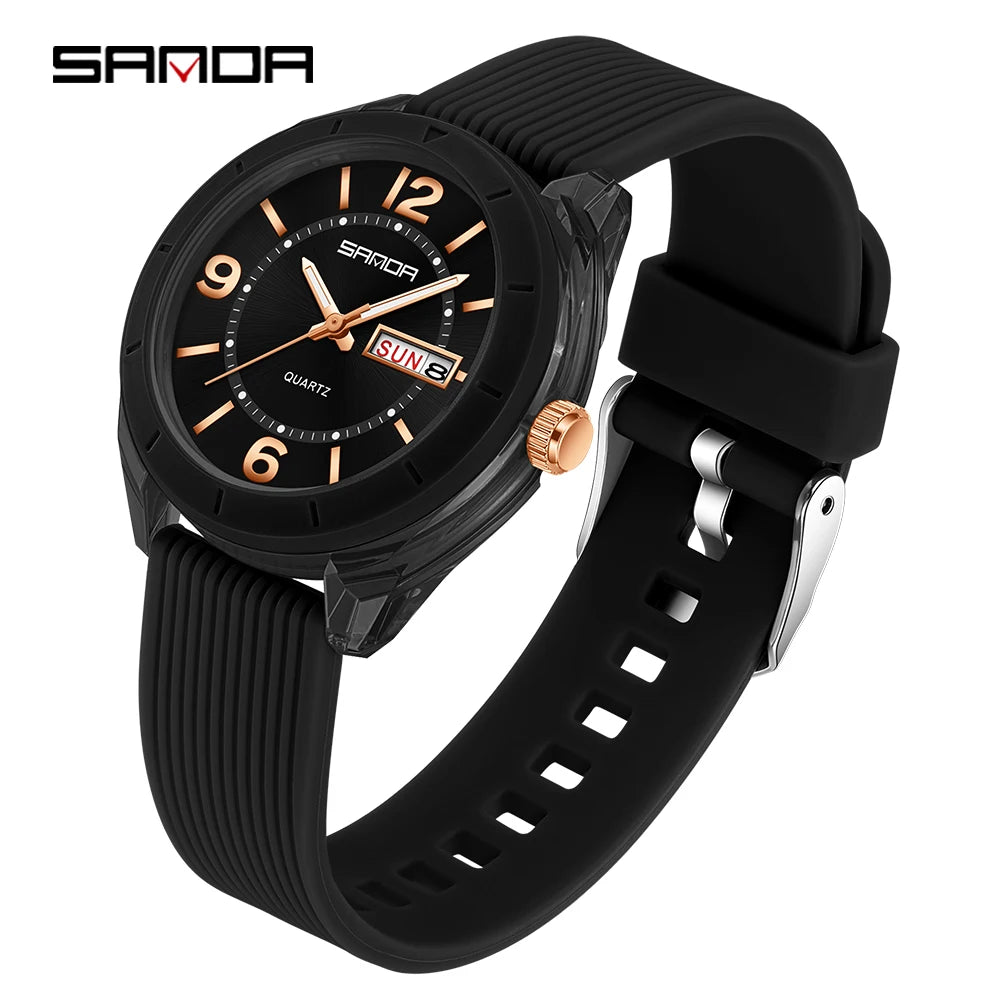 SANDA Women's Quartz Waterproof Luxury Watch