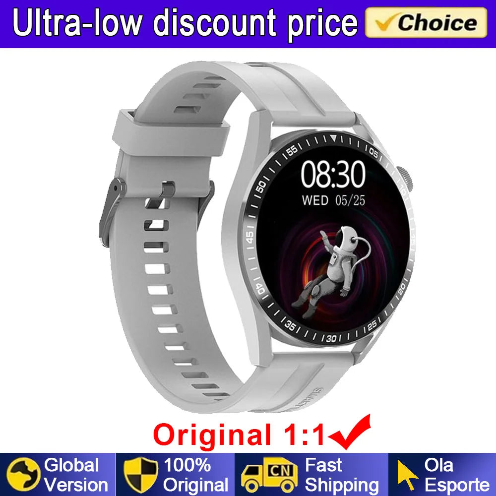Smart Watch Men Watch 5 Pro AMOLED 360*360 HD Screen Bluetooth Call GPS NFC Heart Rate Monitor SmartWatches 2025 New for Android