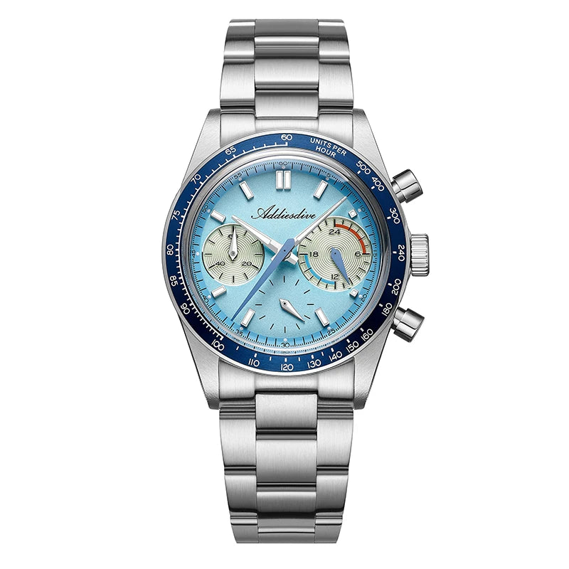 ADDIESDIVE Men's 37mm Retro Chronograph Watch