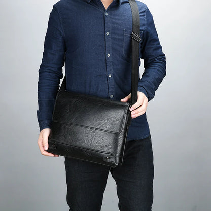 Bolsa de ombro, bolsa crossbody masculina, bolsa de negócios, grande capacidade, para viagens de negócios e trabalho