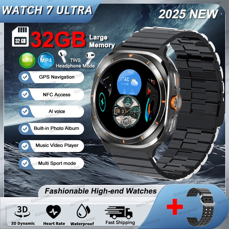 Watch 7 Ultra Smartwatch with 32GB Memory