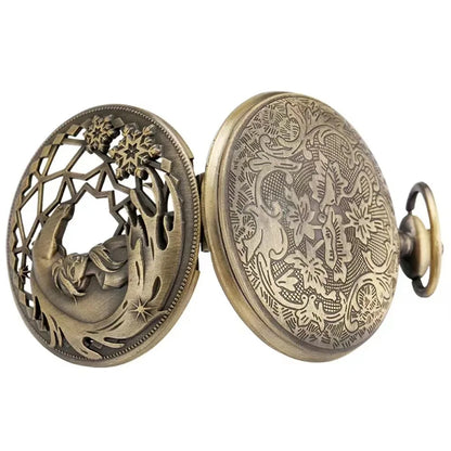 Relógios de bolso vintage para homens e mulheres, pingentes do pequeno príncipe da moda, colares, relógios de parede de quartzo, presentes de feriado