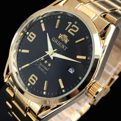 Orient relógios de alta qualidade aaa relógio novo topo relógio masculino luxo multi-função todo em aço automático mecânico tourbillon