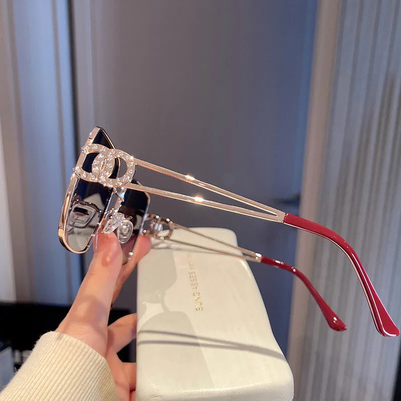 2025 nova moda óculos de sol feminino polarizado vintage oversized óculos de sol para mulheres tendência óculos ao ar livre uv400