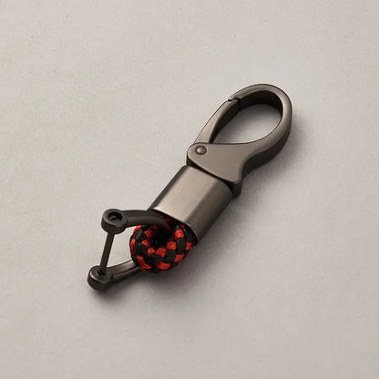 Custom Leather Logo Keychain with Laser Engraving