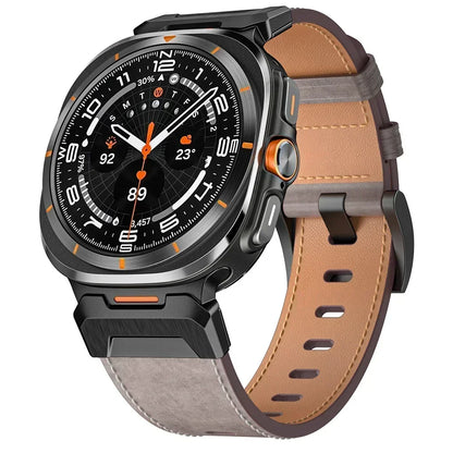 Premium Leather Band for Samsung Galaxy Watch Ultra