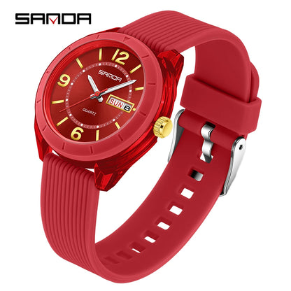 SANDA Women's Quartz Waterproof Luxury Watch