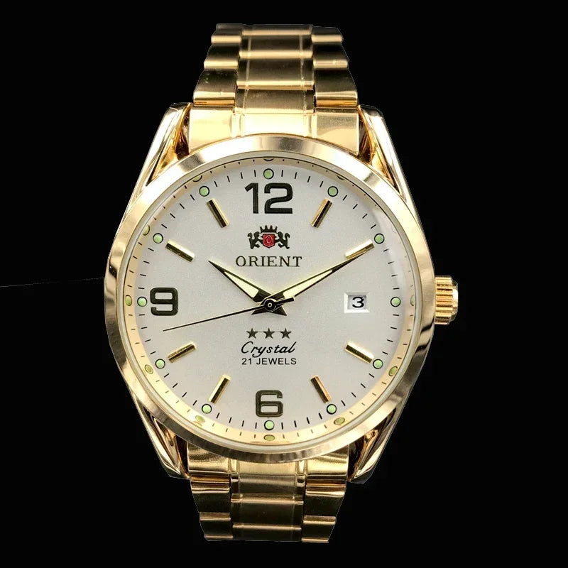 Orient relógios de alta qualidade aaa relógio novo topo relógio masculino luxo multi-função todo em aço automático mecânico tourbillon