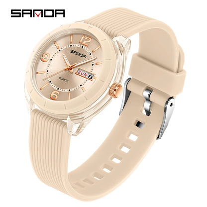SANDA Women's Quartz Waterproof Luxury Watch