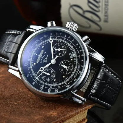 Zeppelin Airship Luxury Leather Men's Watch