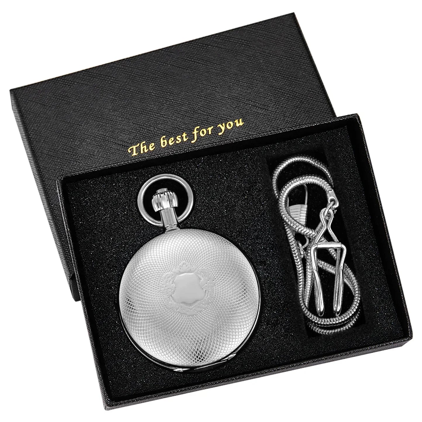 Imperial Luxury Mechanical Pocket Watch with Chain