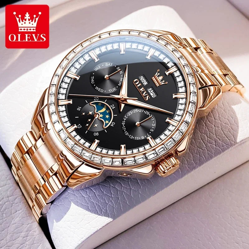 OLEVS 6695 Luxury Men's Multifunctional Watch