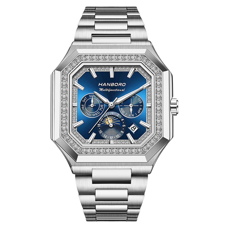 HANBORO Automatic Square Men's Fashion Watch