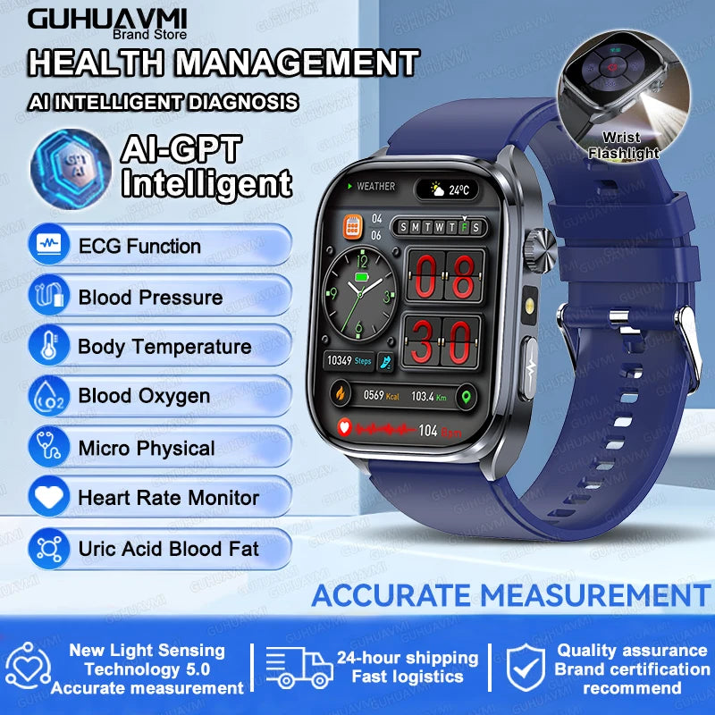 2025 Smartwatch ECG Heart Health Monitor