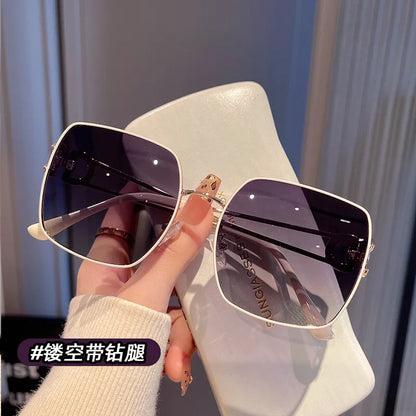 2025 nova moda óculos de sol feminino polarizado vintage oversized óculos de sol para mulheres tendência óculos ao ar livre uv400