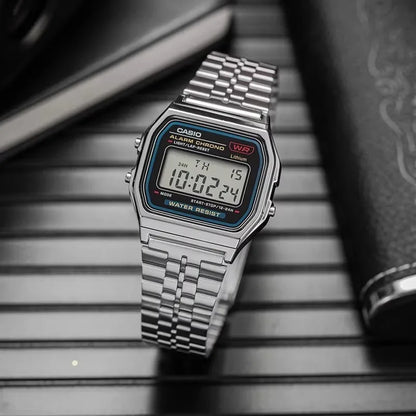 Casio Classic Men's Stainless Steel Digital Watch