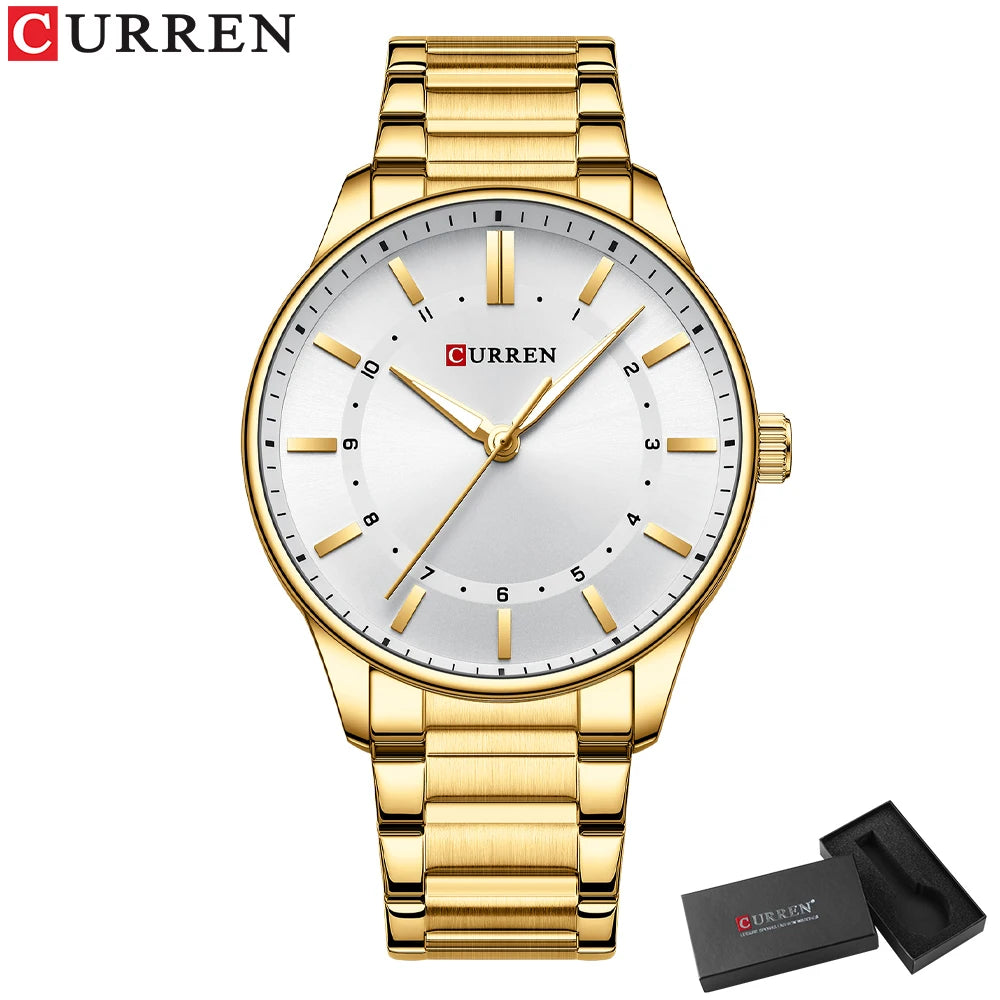 CURREN Men's Luxury Luminous Quartz Watch