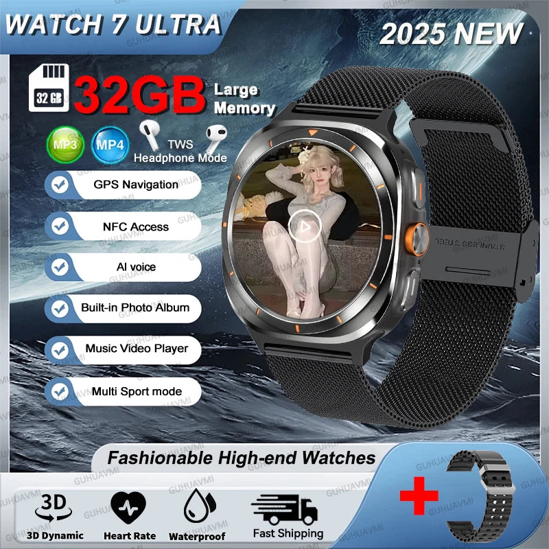 Watch 7 Ultra Smartwatch with 32GB Memory