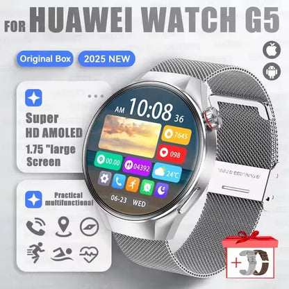 G5 Plus Smartwatch 1.75" AMOLED GPS Heart Rate