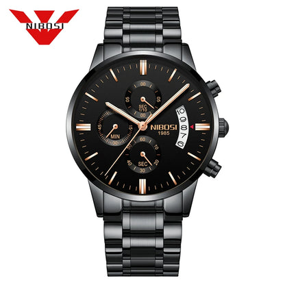 Nibosi Luxury Men's Quartz Watch - Elegant & Durable