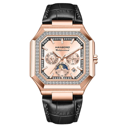 HANBORO Automatic Square Men's Fashion Watch