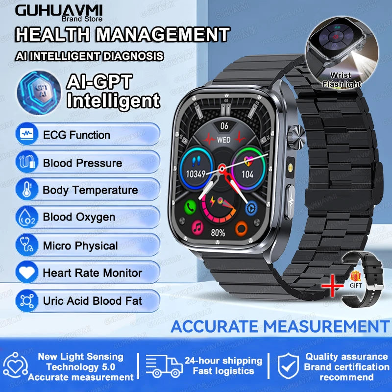 2025 Smartwatch ECG Heart Health Monitor