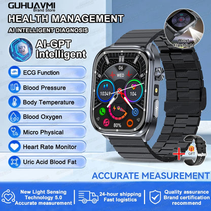 2025 Smartwatch ECG Heart Health Monitor