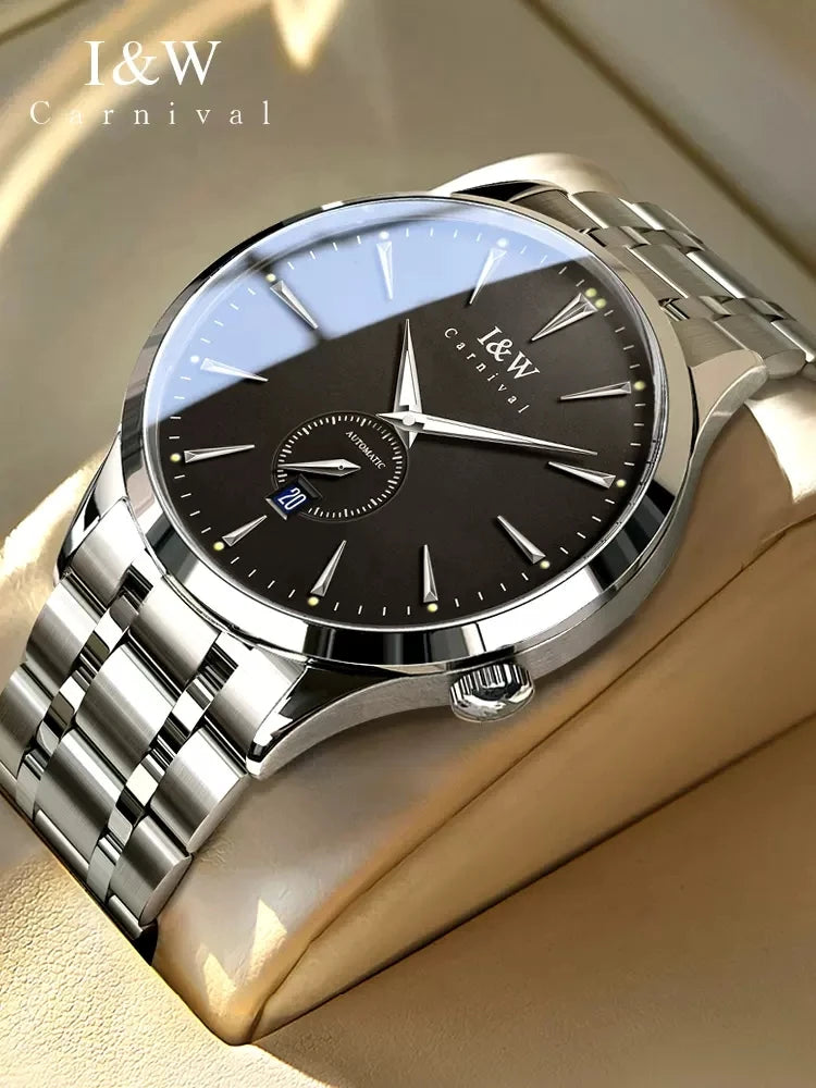 Carnival Luxury Automatic Steel Watch for Men