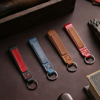 Criativo universal carro chaveiro de couro moda masculina feminino presentes chaveiro acessórios automóveis para bmw audi benz vw tesla honda