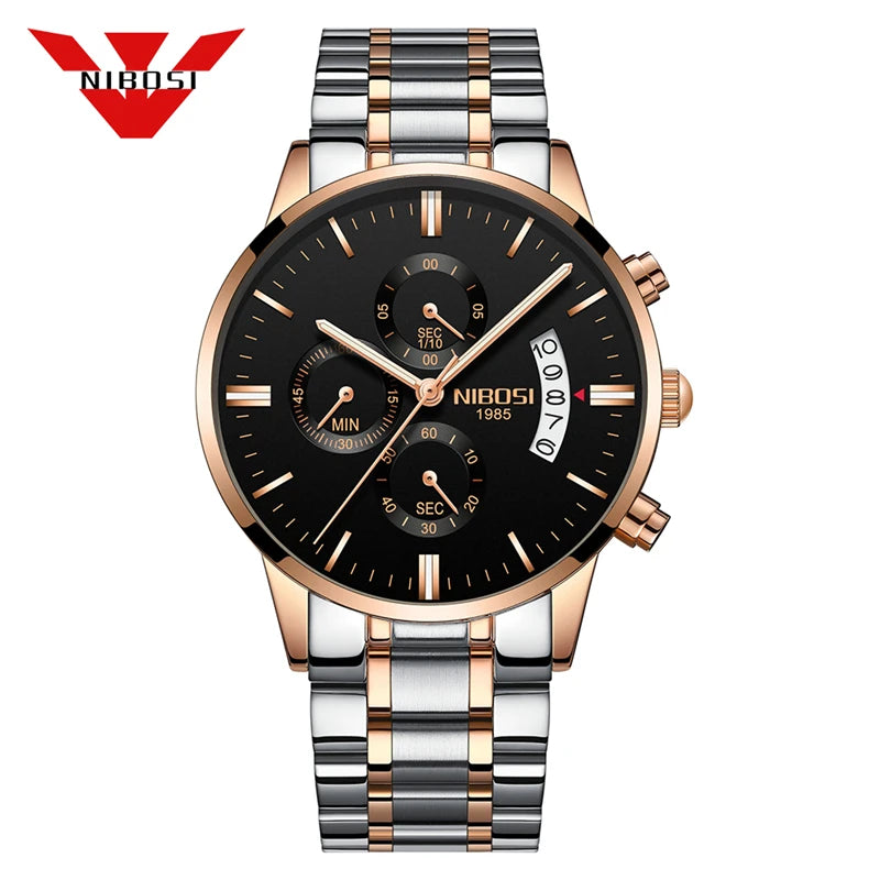 Luxury Nibosi Men's Quartz Watch - Fashion & Function