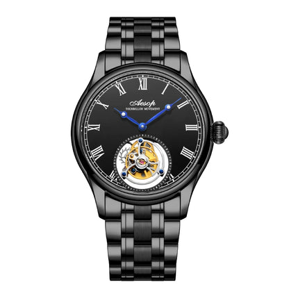 Aesop Luxury Skeleton Tourbillon Watch