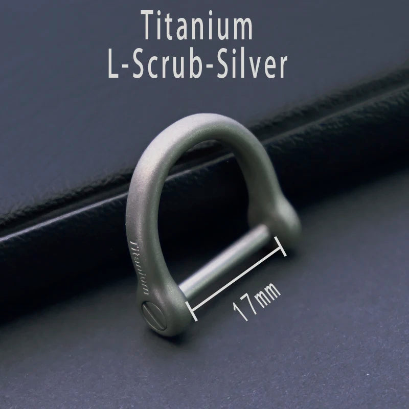Titanium Luxury Keychain for Men - Ultra-Light Carabiner