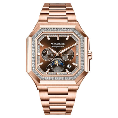 HANBORO Automatic Square Men's Fashion Watch