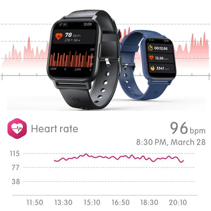 Xiaomi novo 1.69 Polegada relógio inteligente masculino temperatura corporal toque completo smartwatch feminino monitor de oxigênio preciso relógio 2023 pk p8