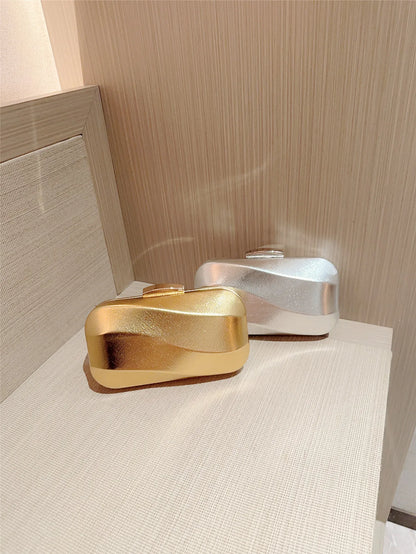 High-end texturizado quadrado em forma de caixa saco de noite saco de embreagem saco de corrente saco de banquete cheongsam saco de vestido de noite saco de casamento